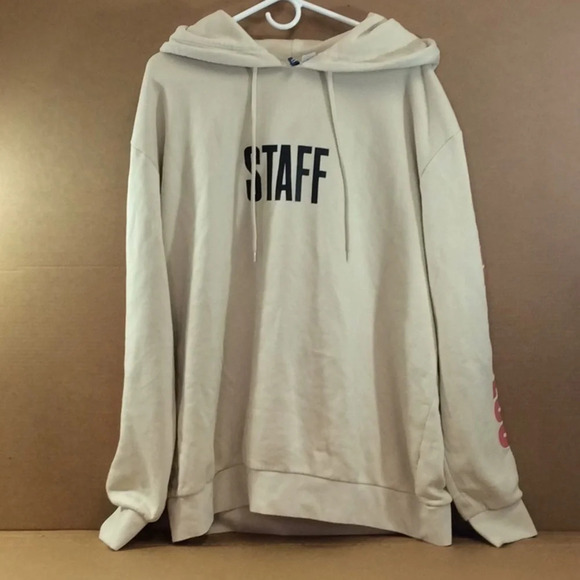 H&M Divided  Justin Bieber Purpose Tour Staff Hoodie Mens XL - Picture 1 of 7